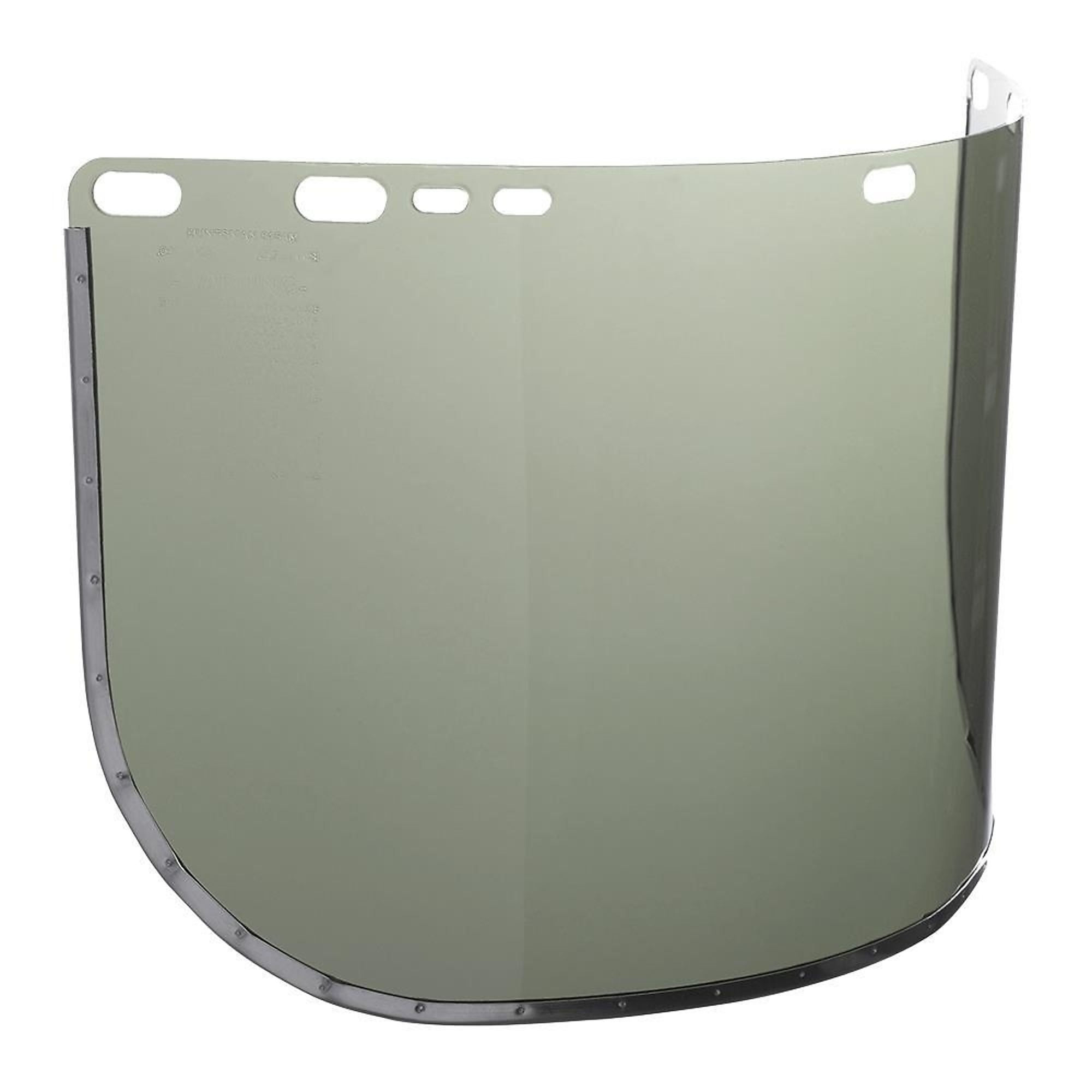 Jackson Safety® - Replacement Windows for F30 Acetate Face Shields - Medium Green - 8" x 15.5" x.040" - D Shaped - Bound - Model # 29053